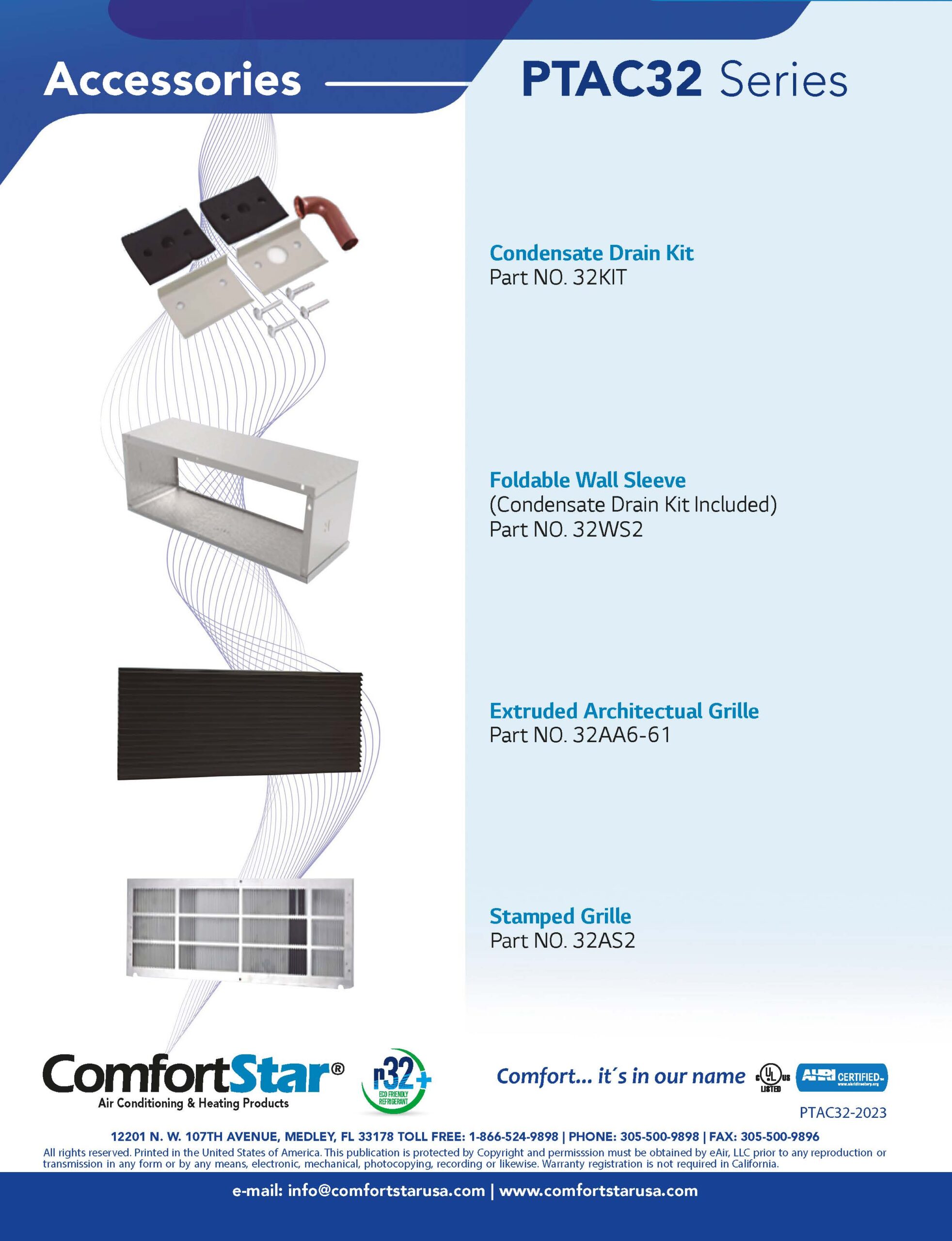 PTAC R32 SERIES ComfortStar